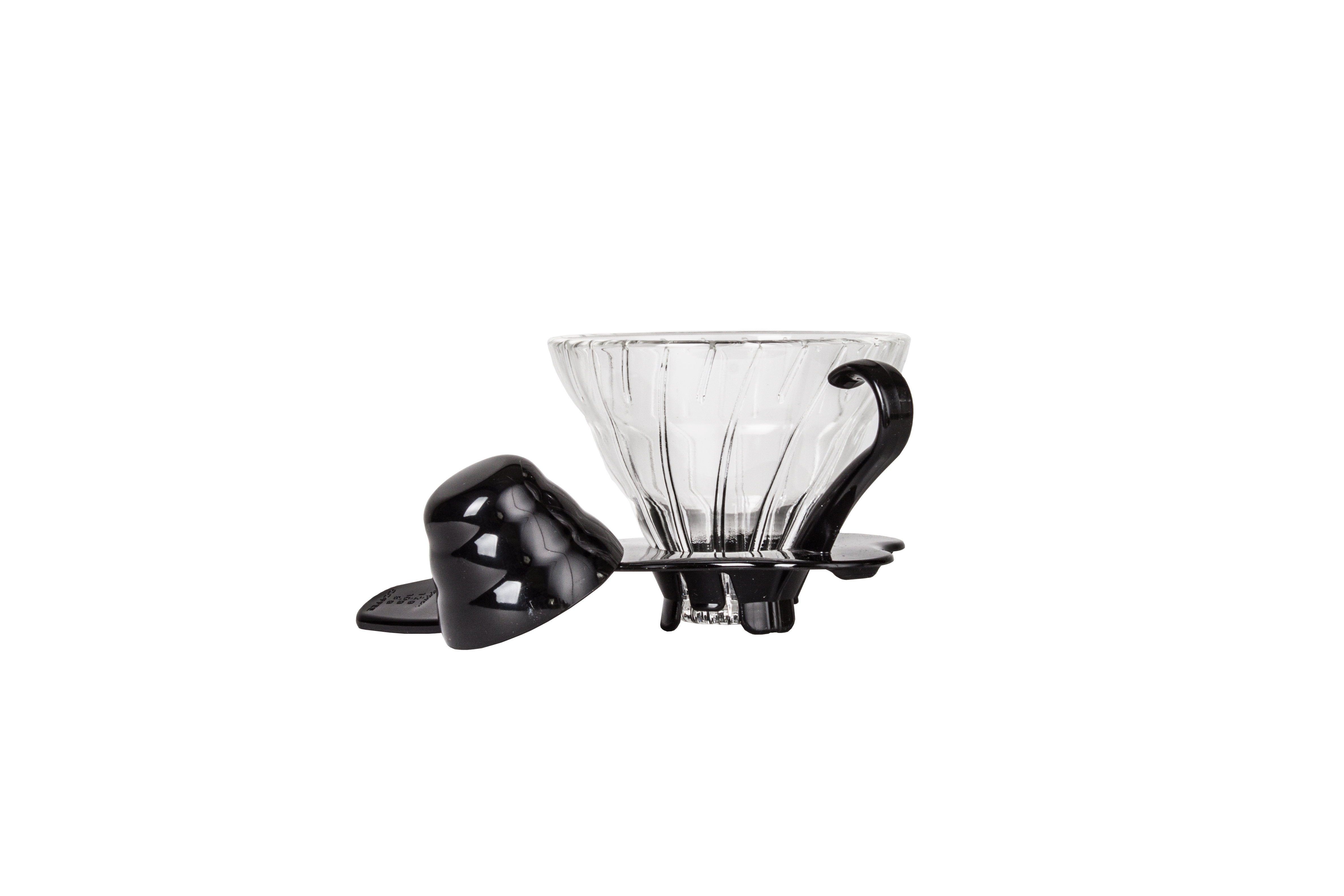 Hario V60 Dripper Glas 02Schwarz1-4 TassenHandfilter Dripper fГјr Kaffee 
